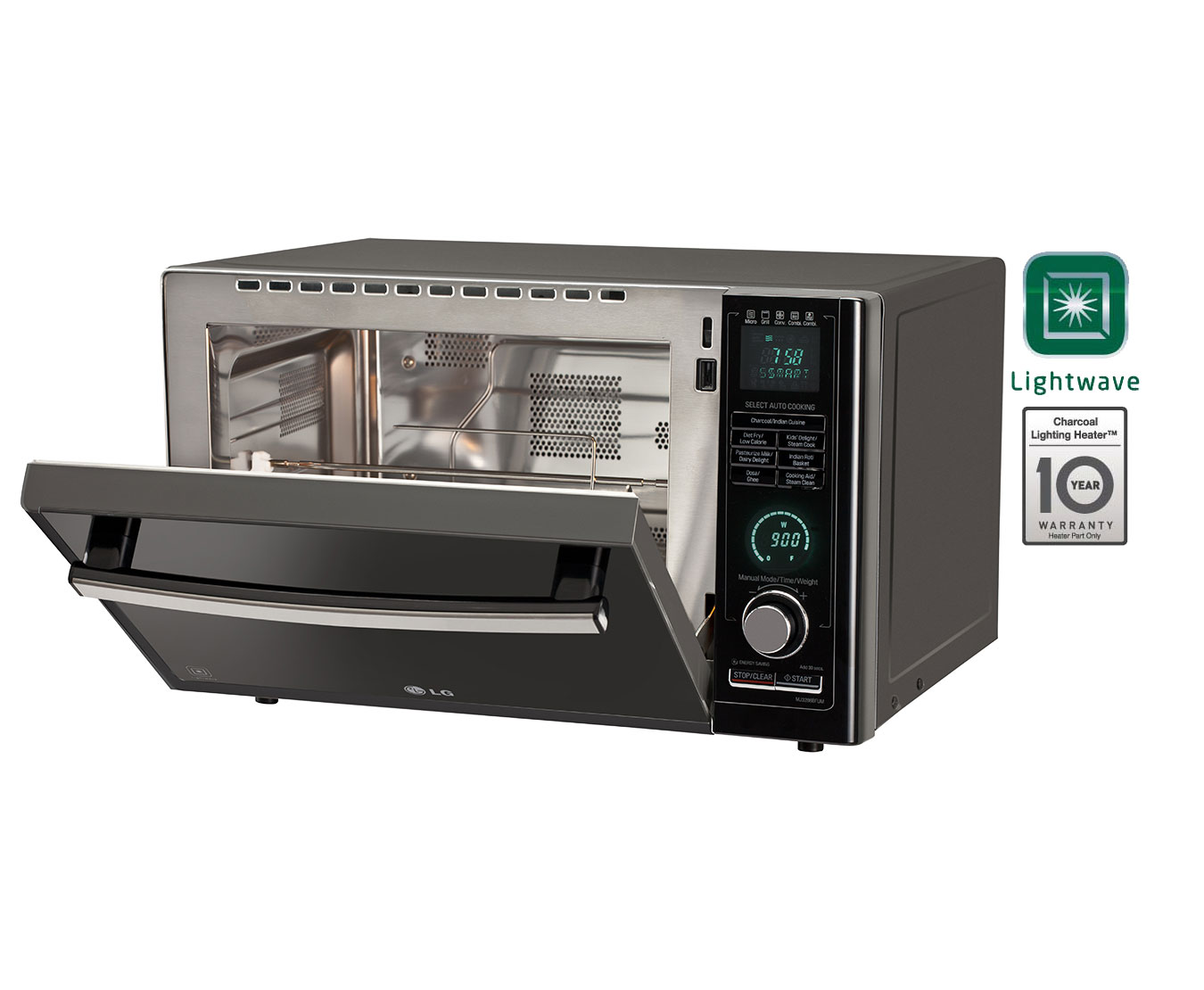 LG MJ3286BFUM 32 L Convection Microwave Oven - Image 3