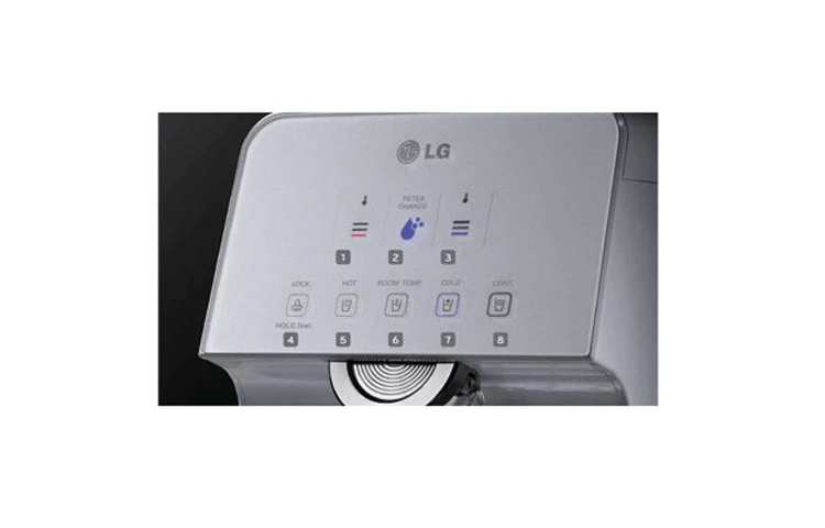 LG WHD71RB4RP 7.3 L RO Water Purifier With Instant Hot & Cold Water Purifier (Black) - Image 3