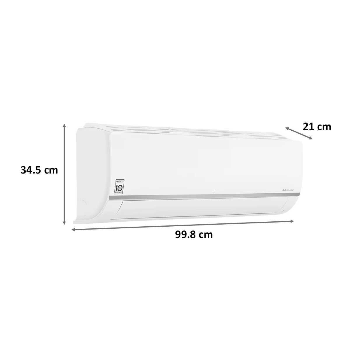 LG MS-Q18SWZD 1.5 Ton 5 Star Wi-Fi Split Dual Inverter AC - Image 2