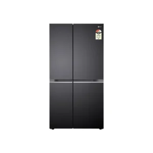 LG GL-B257HMC3.DMCZEBN 650L, Side-by-Side Refrigerator,Convertible, Matte Black, 3 Star